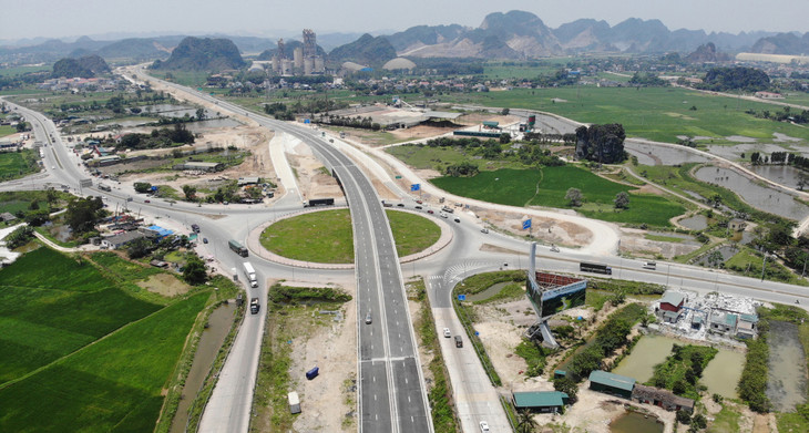Điểm đầu Dự án cao tốc Ninh Bình - Hải Phòng sẽ kết nối với cao tốc Mai Sơn - Quốc lộ 45 tại xã Mai Sơn, huyện Yên Mô