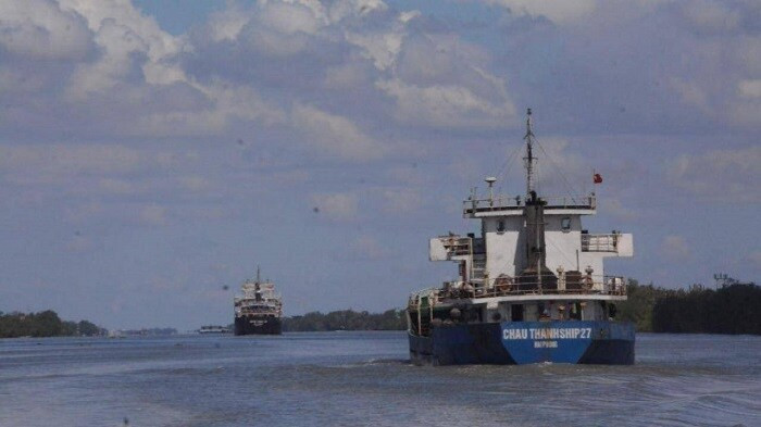 Dự án duy tu luồng hàng hải cho tàu biển trọng tải lớn sông Hậu, tổng kinh phí dự kiến trong 2 năm là 588 tỷ đồng. Ảnh minh họa