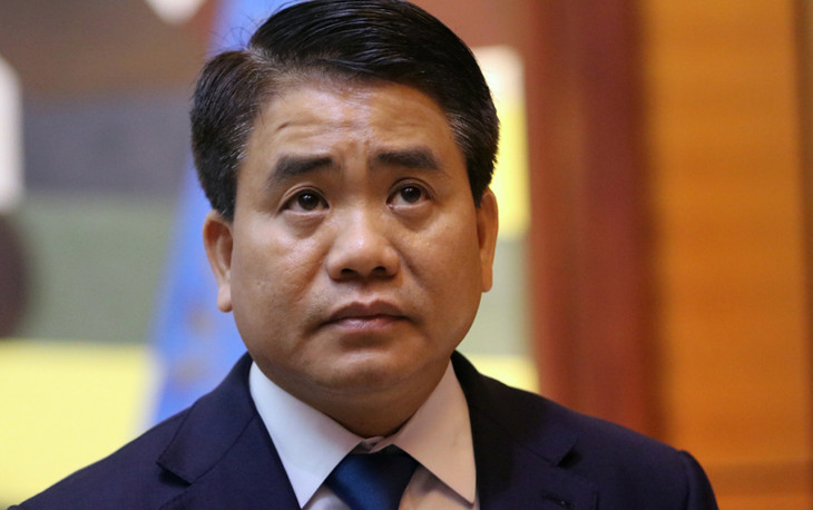 Ông Nguyễn Đức Chung khi đương chức Chủ tịch Hà Nội