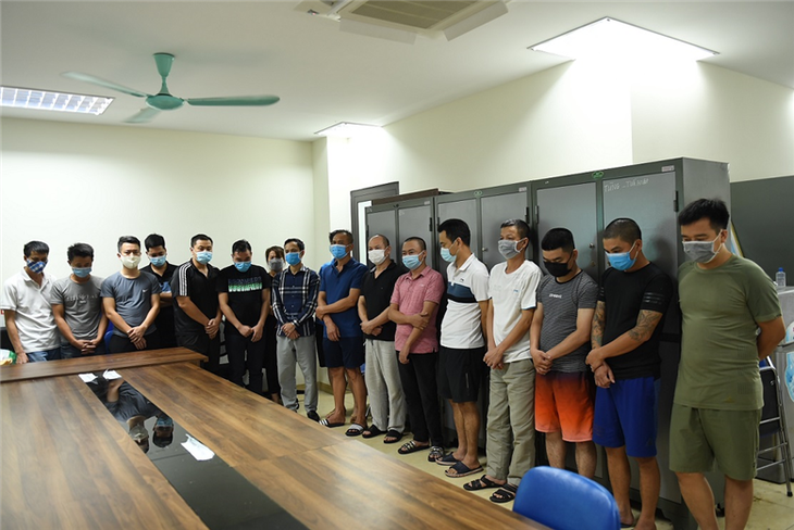 Các nghi phạm trong vụ án. Ảnh: Công an cung cấp Các nghi phạm trong vụ án. Ảnh: Công an cung cấp