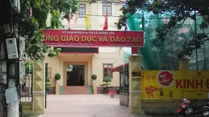 Trụ sở Phòng Giáo dục và đào tạo TX. Quảng Yên, tỉnh Quảng Ninh