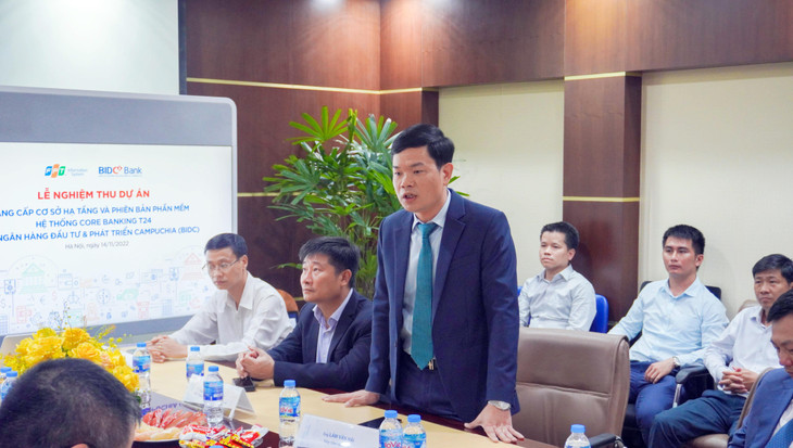 Ông Lâm Văn Hải, Tổng giám đốc BIDC khẳng định hệ thống Core Banking mới góp phần quan trọng trong chiến lược kinh doanh của công ty. Ông Lâm Văn Hải, Tổng giám đốc BIDC khẳng định hệ thống Core Banking mới góp phần quan trọng trong chiến lược kinh doanh của công ty.