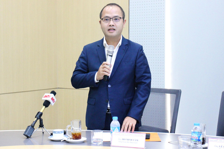 Ông Hồ Minh Tâm - Tổng Giám đốc điều hành VietCredit chia sẻ việc ứng dụng FPT.IDCheck giúp tăng cường năng lực quản trị rủi ro