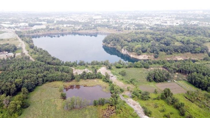 Một mỏ đá ở phường Bửu Hòa, TP. Biên Hòa dự kiến làm khu biệt thự cao cấp ven hồ