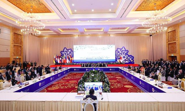 Lãnh đạo các nước ASEAN và Thủ tướng Nhật Bản Kishida Fumio hoan nghênh những tiến triển tích cực trong quan hệ ASEAN - Nhật Bản thời gian qua - Ảnh: VGP