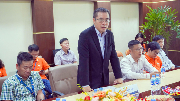 Ông Dương Dũng Triều, Chủ tịch FPT IS nhấn mạnh sự phối hợp chặt chẽ giữa hai bên là nền tảng cho hợp tác thành công. Ông Dương Dũng Triều, Chủ tịch FPT IS nhấn mạnh sự phối hợp chặt chẽ giữa hai bên là nền tảng cho hợp tác thành công.