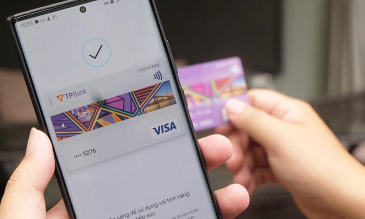 Một người dùng thêm thành công thẻ Visa của ngân hàng TPBank lên Google Wallet