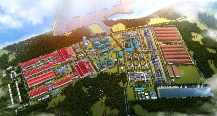 Phối cảnh Dự án Khu liên hợp Gang thép Long Sơn