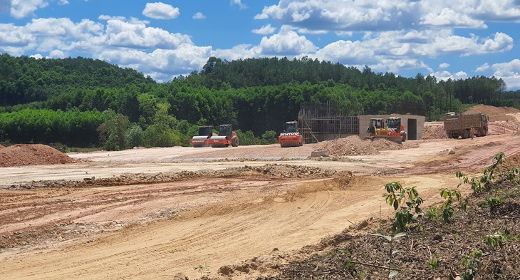 Thi công cao tốc Bắc - Nam qua địa phận tỉnh Quảng Bình Thi công cao tốc Bắc - Nam qua địa phận tỉnh Quảng Bình