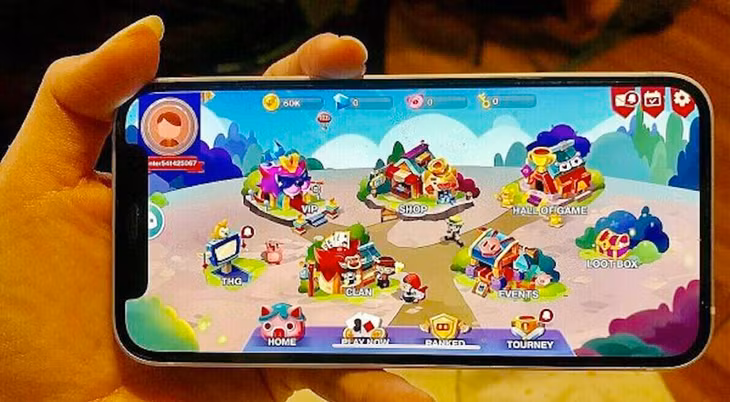 Một trò chơi game online trên điện thoại được người dùng ưa thích