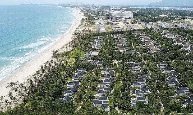 Một góc khu du lịch thuộc Bắc bán đảo Cam Ranh