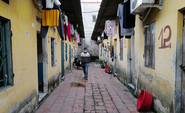 Một khu trọ của công nhân KCN Thăng Long, Đông Anh, Hà Nội Một khu trọ của công nhân KCN Thăng Long, Đông Anh, Hà Nội