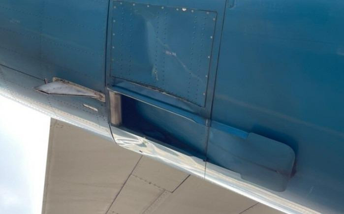 Vết lõm trên máy bay VN-A603 từ TP.HCM đi Phú Quốc (Kiên Giang) Vết lõm trên máy bay VN-A603 từ TP.HCM đi Phú Quốc (Kiên Giang)