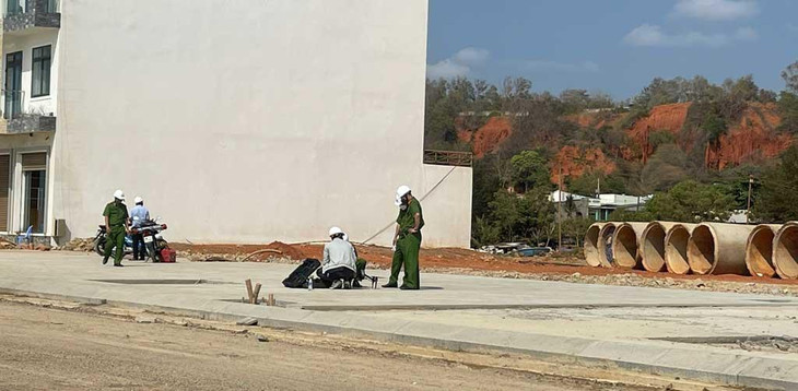 Bộ Công an đo đạc thực địa dự án lấn biển và sắp xếp lại dân cư thuộc P.Đức Long (TP.Phan Thiết) do Công ty CP đầu tư xây dựng Trường Phúc Hải làm chủ đầu tư