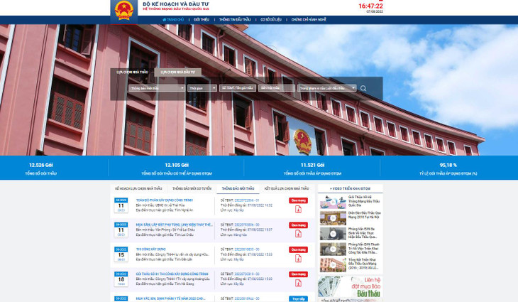 Qua quá trình kiểm thử liên tục, Bộ Kế hoạch và Đầu tư đã lùi thời gian vận hành Hệ thống mạng đấu thầu quốc gia mới đến ngày 15/9/2022 Qua quá trình kiểm thử liên tục, Bộ Kế hoạch và Đầu tư đã lùi thời gian vận hành Hệ thống mạng đấu thầu quốc gia mới đến ngày 15/9/2022