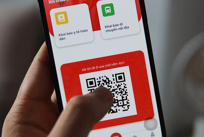 Giao diện phần mềm VNEID