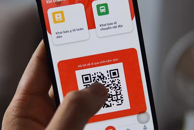 Giao diện phần mềm VNEID