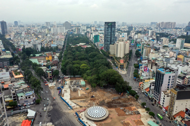 Công viên 23 Tháng 9 - một trong những nơi thành phố dự tính làm bãi xe cao tầng