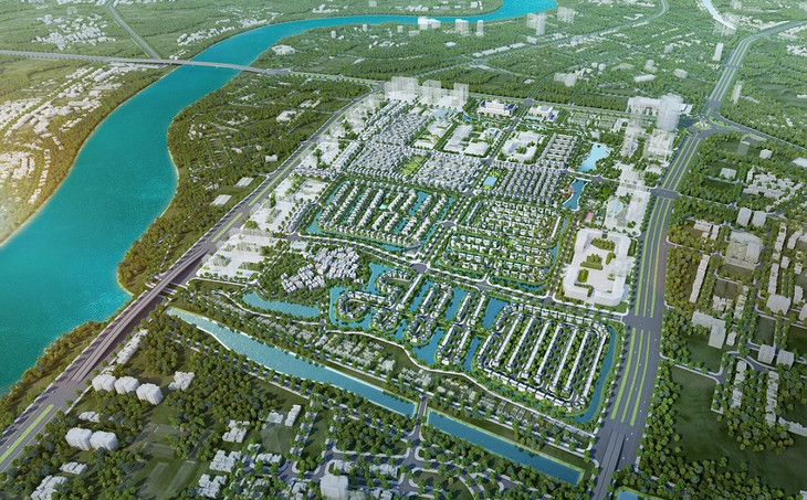 Vị trí địa lí đắc địa của khu đô thị Vinhomes Star City từ trên cao (Hình ảnh mang tính chất minh họa) Vị trí địa lí đắc địa của khu đô thị Vinhomes Star City từ trên cao (Hình ảnh mang tính chất minh họa)