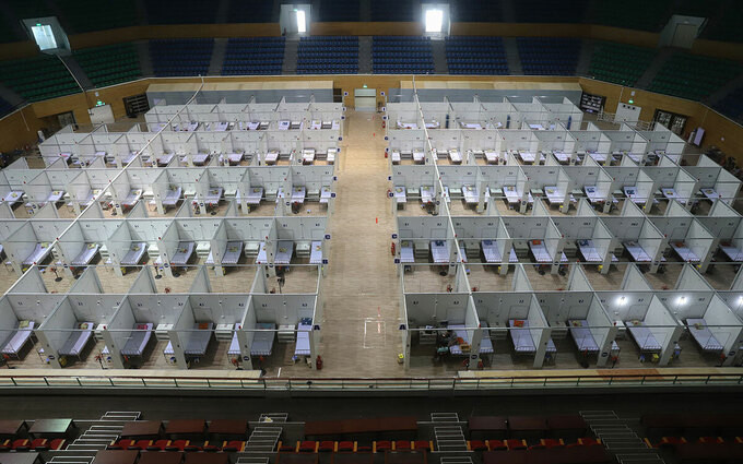 Bệnh viện Dã chiến Tiên Sơn sau khi hoàn thành Bệnh viện Dã chiến Tiên Sơn sau khi hoàn thành