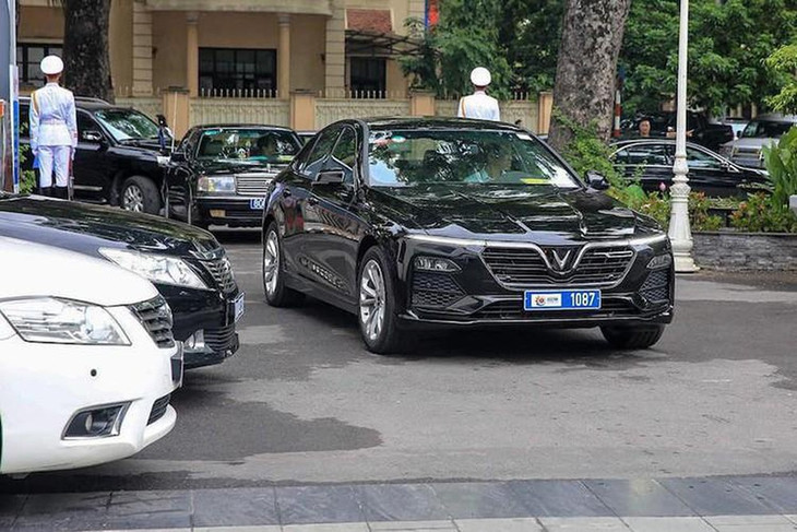Trước đó, xe VinFast cũng từng được sử dụng để đưa đón nguyên thủ, lãnh đạo các quốc gia trong các sự kiện ngoại giao quan trọng như Hội nghị cấp cao ASEAN 2020 Trước đó, xe VinFast cũng từng được sử dụng để đưa đón nguyên thủ, lãnh đạo các quốc gia trong các sự kiện ngoại giao quan trọng như Hội nghị cấp cao ASEAN 2020