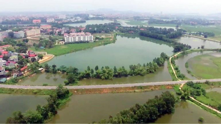 Khu vực triển khai dự án khu đô thị mới Đầm Cói. Ảnh: Tiền Phong.