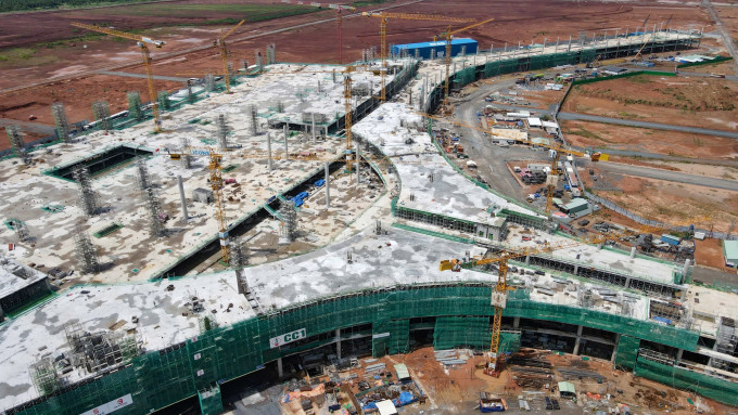 Diện mạo nhà ga sân bay Long Thành sau một năm thi công