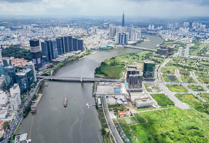 Đôi bờ sông Sài Gòn, đoạn qua khu trung tâm TP.HCM