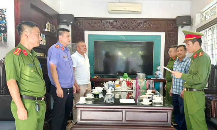 Cơ quan Cảnh sát Điều tra thi hành quyết định khởi tố đối với Lương Ngọc Hải