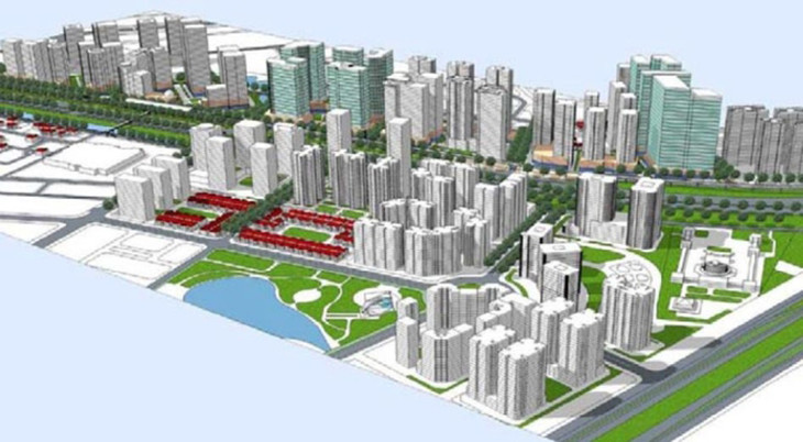 Phối cảnh khu đô thị dọc Metro số 1, TP. Thủ Đức Phối cảnh khu đô thị dọc Metro số 1, TP. Thủ Đức