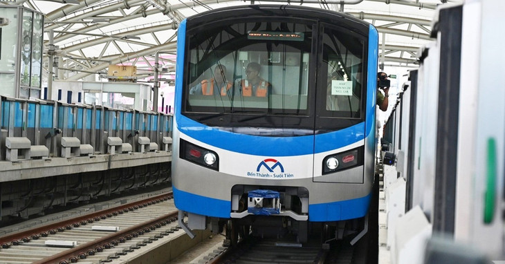 Metro số 1 dự kiến vận hành thương mại vào cuối năm nay