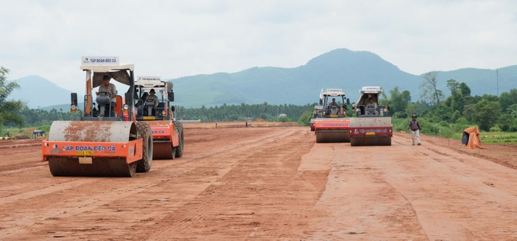 Thi công Dự án cao tốc Bắc - Nam phía Đông qua tỉnh Quảng Ngãi