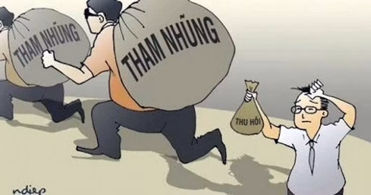 Tỷ lệ thu hồi tài sản trong các vụ án tham nhũng ngày càng được nâng cao. Ảnh minh họa
