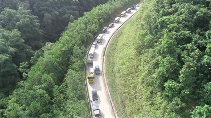 Một đoạn QL7 qua tỉnh Nghệ An