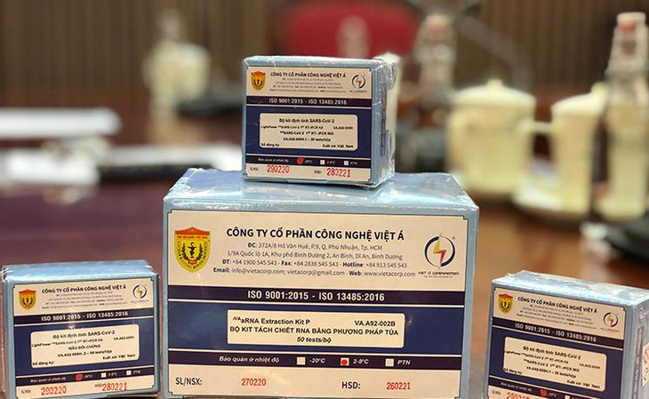 Bộ kit xét nghiệm Covid-19 của công ty Việt Á