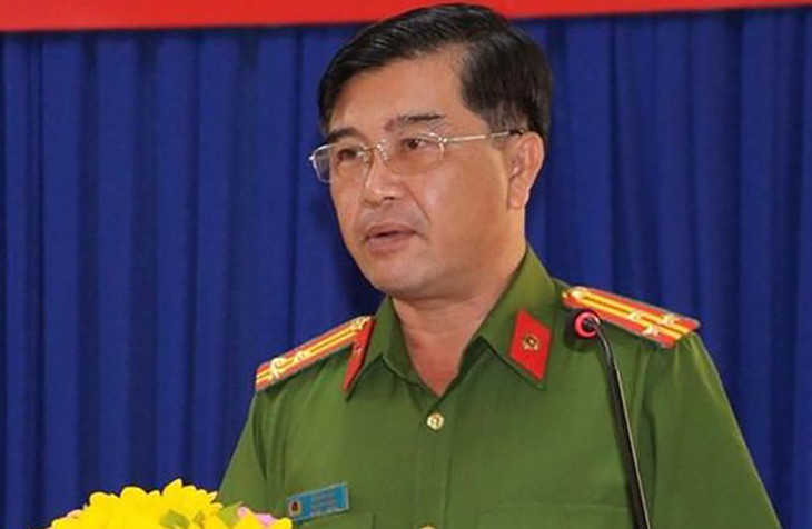 Thượng tá Hồ Văn Tấn khi còn công tác