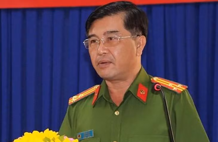 Thượng tá Hồ Văn Tấn khi còn công tác