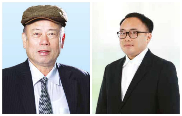 Chủ tịch TNG Nguyễn Văn Thời (trái) và Tổng giám đốc Nguyễn Đức Mạnh (phải)