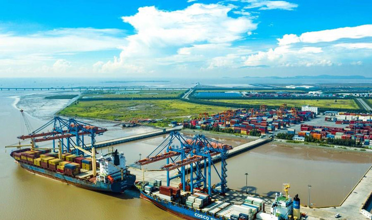 Cảng Nam Hải có quy mô ngày càng lớn, đáp ứng tốc độ tăng trưởng xuất nhập khẩu tại vùng cửa ngõ giao thương chiến lược phía Bắc