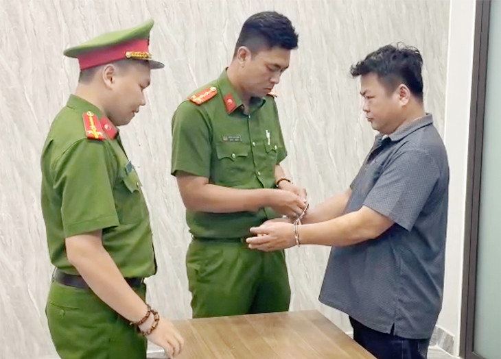 Trần Tấn Hoàng tại cơ quan điều tra