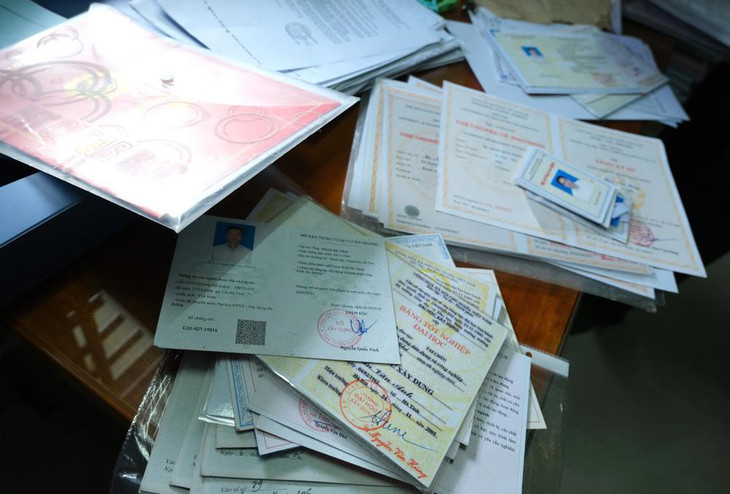 Tài liệu thu thập được từ vụ án