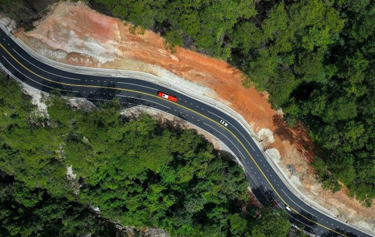 Đèo Prenn sau khi được mở rộng