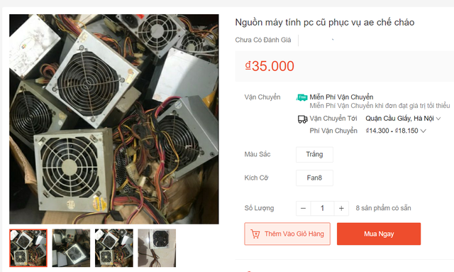 Các giao dịch mua bán thiết bị lỗi, hỏng, cũ nhộn nhịp trên sàn thương mại điện tử