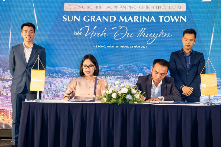 Tại Lễ công bố hợp tác phân phối chính thức dự án Sun Grand Marina Town Tại Lễ công bố hợp tác phân phối chính thức dự án Sun Grand Marina Town