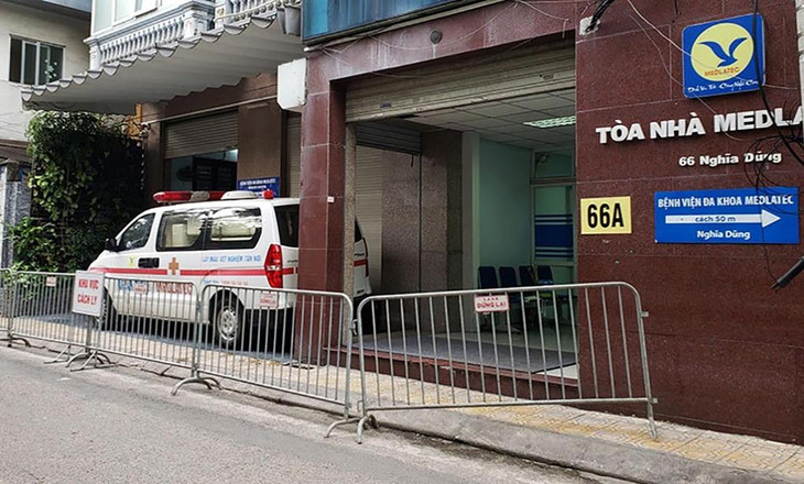 Cách ly Bệnh viện đa khoa Medlatec cơ sở Nghĩa Dũng đến hết ngày 3/6