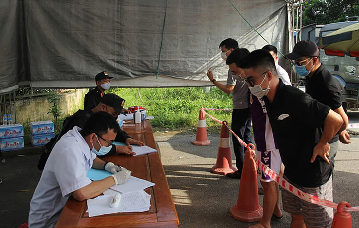Chốt kiểm dịch ở TP Yên Bái