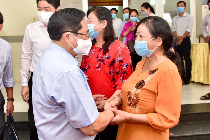 Thủ tướng Phạm Minh Chính chia sẻ, việc ứng cử đại biểu Quốc hội ở Cần Thơ không chỉ là vinh dự, trách nhiệm mà còn là tình cảm của cá nhân ông. Ảnh: VGP