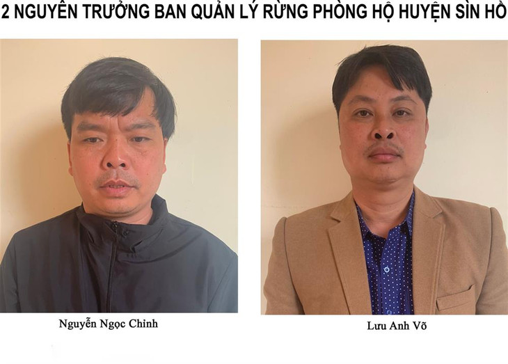 2 nguyên Trưởng Ban quản lý rừng phòng hộ huyện Sìn Hồ bị tạm giữ.