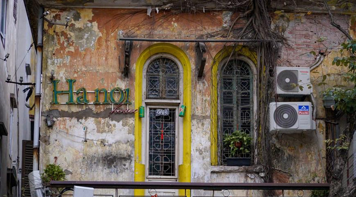 Một góc Hà Nội cổ kính trong ngày đầu năm. Ảnh: Vietnam+