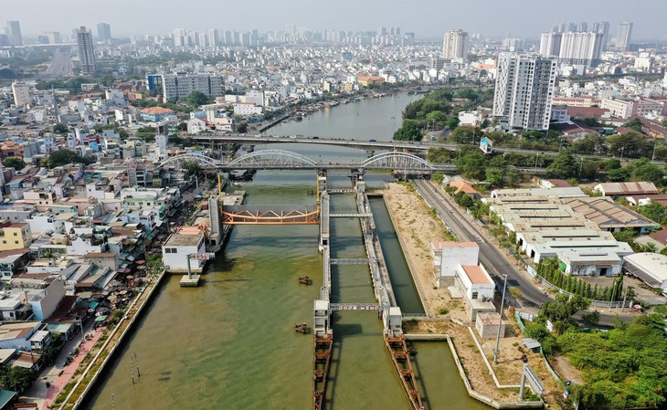 Siêu dự án chống ngập 10.000 tỷ đồng của TPHCM đã hoàn thiện khoảng 90% khối lượng công việc